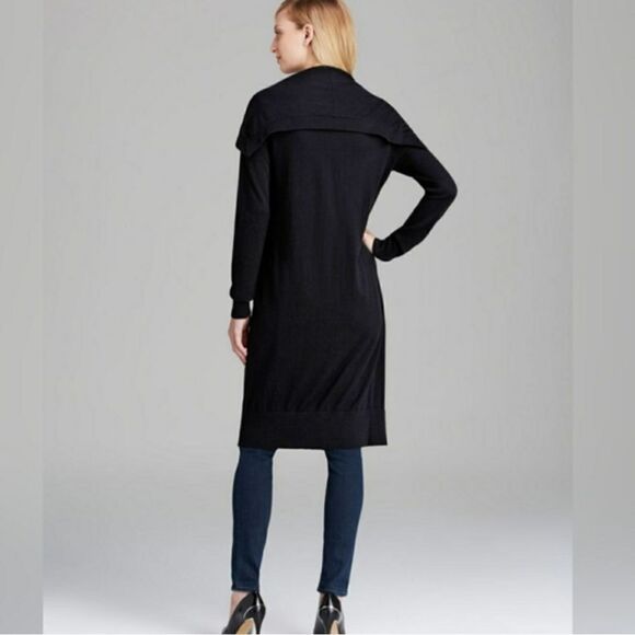 Theory Casterly Black Cardigan NEW Small - Picture 2 of 6
